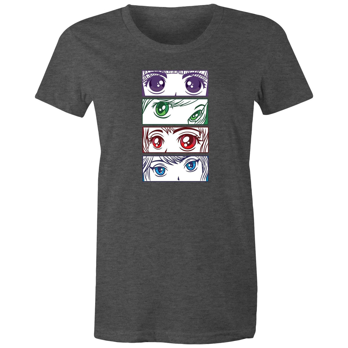 Women's Anime Girl Eyes T-shirt