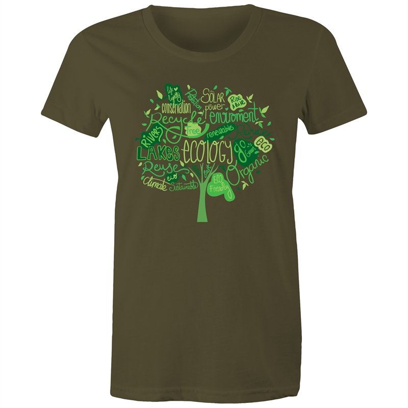 Women's Earth Day Tree T-shirt