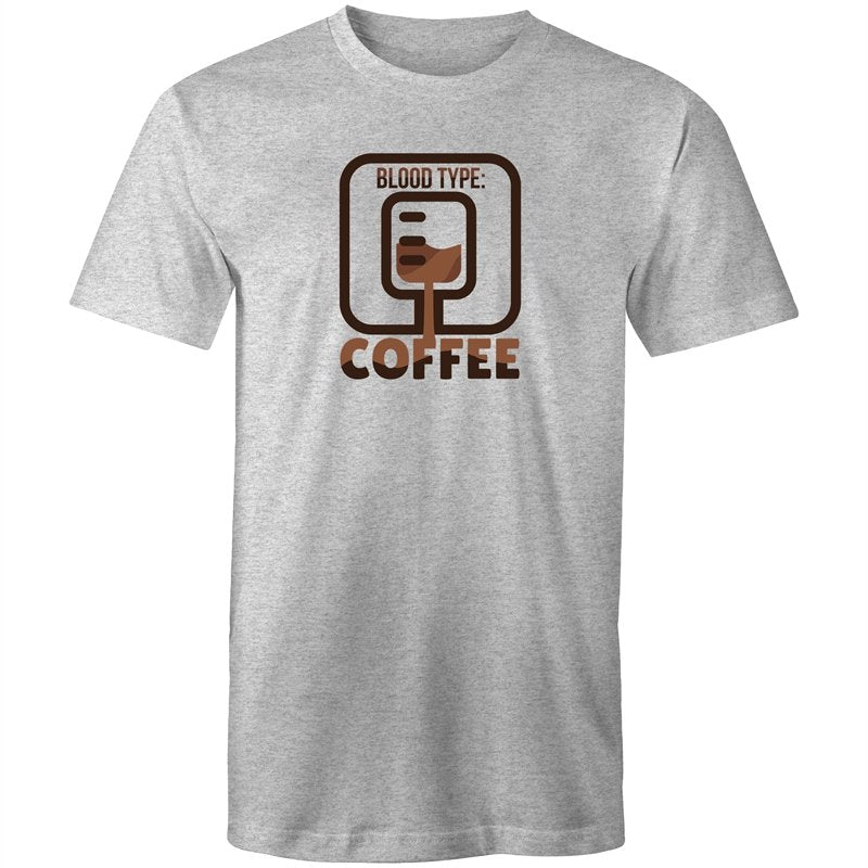 Men's Coffee Blood Type T-shirt