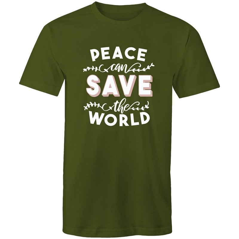Men's Peace Can Save The World T-shirt