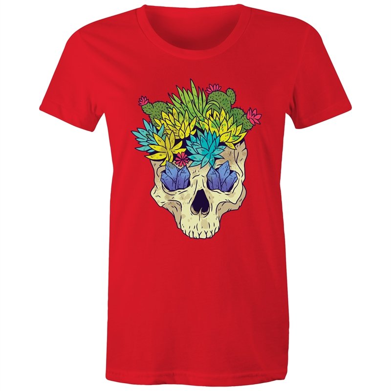Women's Cactus Skull T-shirt