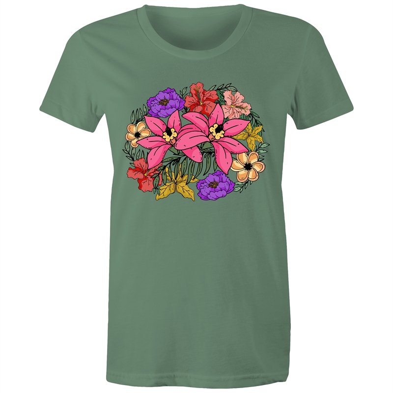 Women's Floral Flower T-shirt
