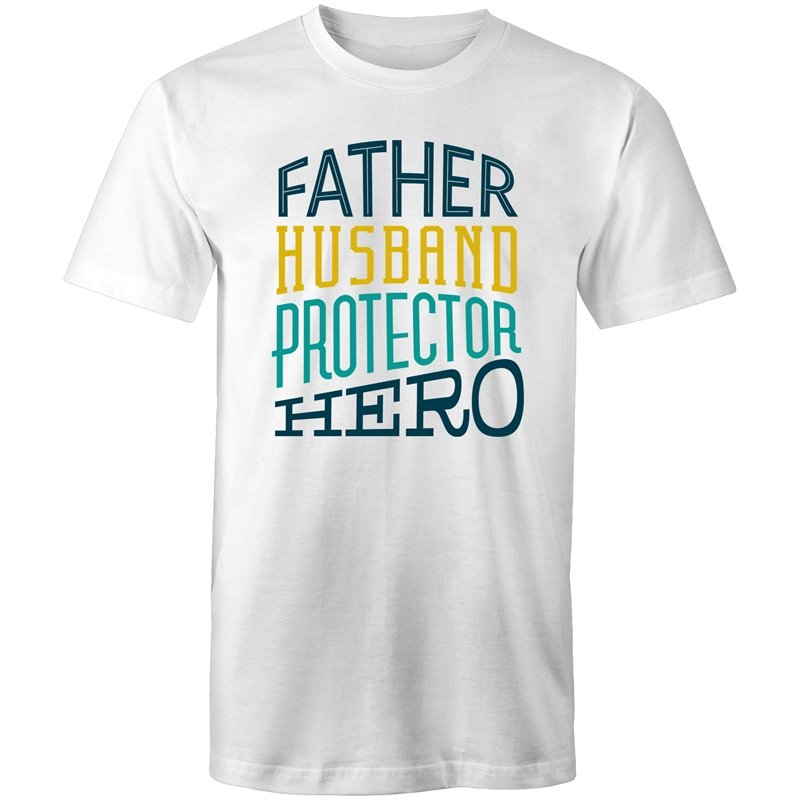Men's Father Husband Protector Hero T-shirt