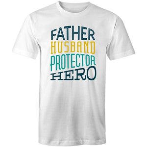 Men's Father Husband Protector Hero T-shirt