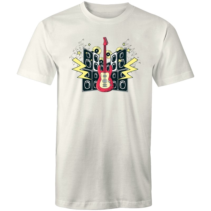 Men's Electric Guitar And Speaker T-shirt