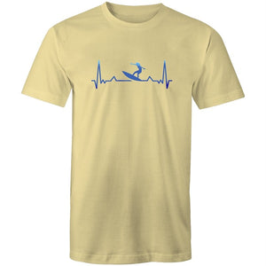 Men's Surfing Heart-Beat T-shirt