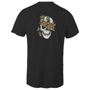 Men's Flower Skull Tall T-shirt