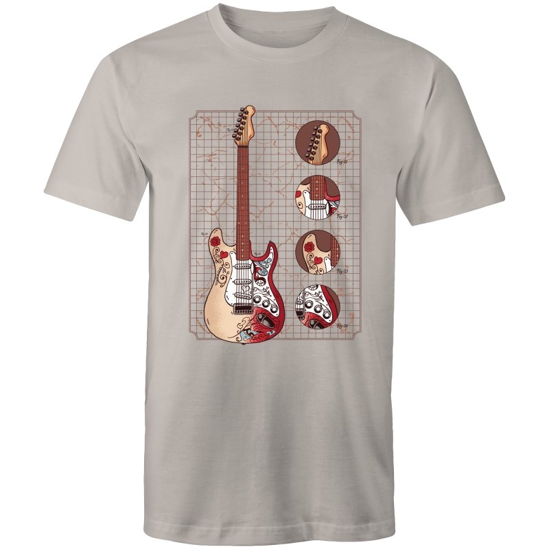Men's Spider Guitar T-shirt