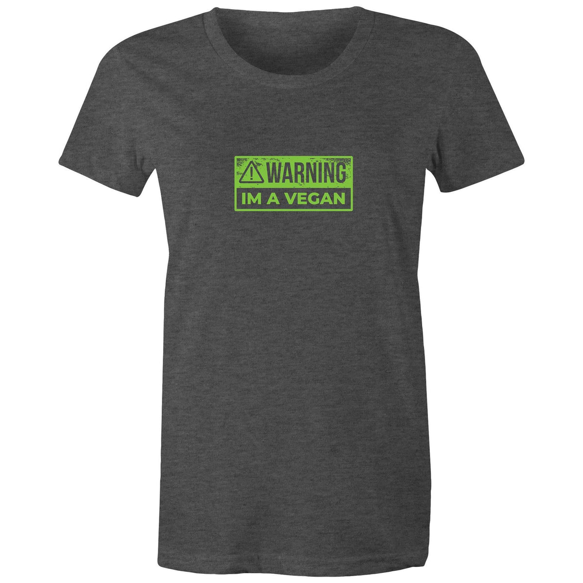 Women's Vegan Warning T-shirt
