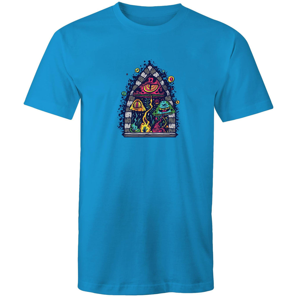 Men's Trippy Mushrooms Psychedelic T-shirt