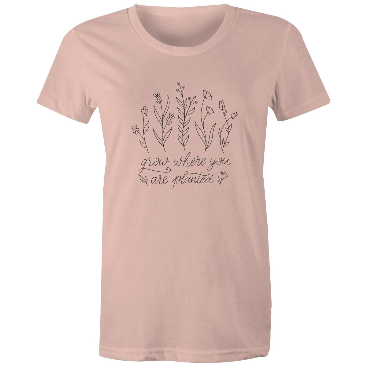 Women's Grow Where You Are Planted T-shirt