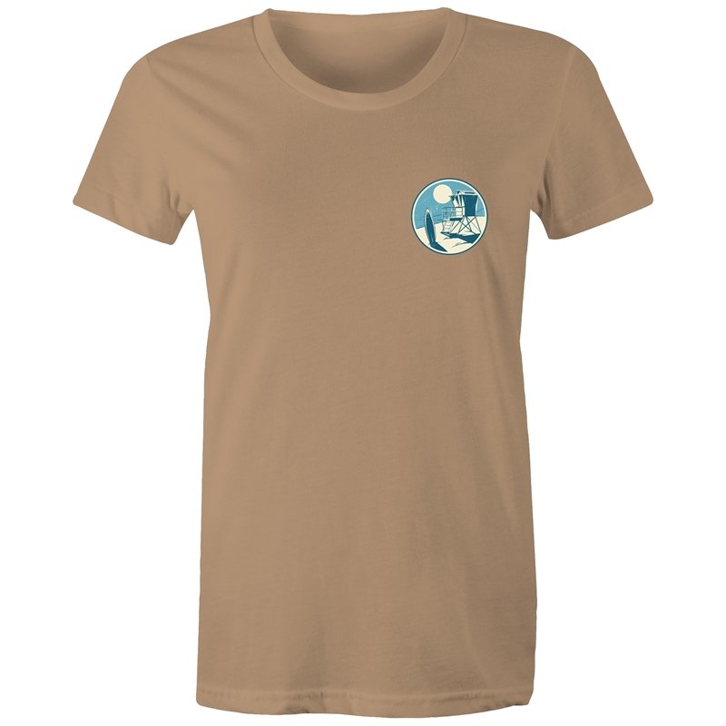 Women's Beach Logo Pocket T-shirt