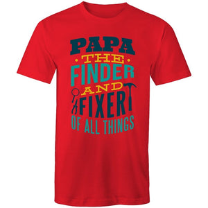 Men's Papa The Finder And Fixer Of All Things T-shirt