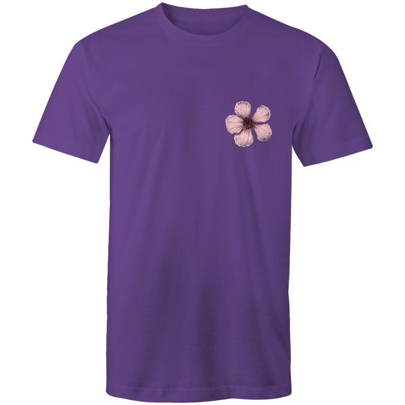 Men's Hibiscus Flower Pocket Tee