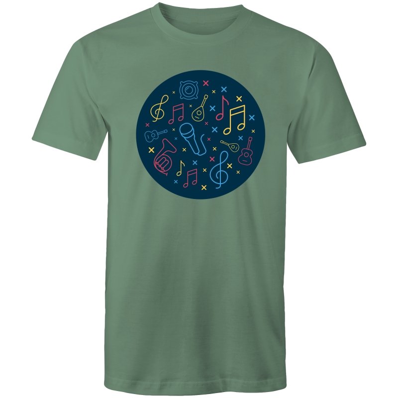 Men's Circular Music T-shirt