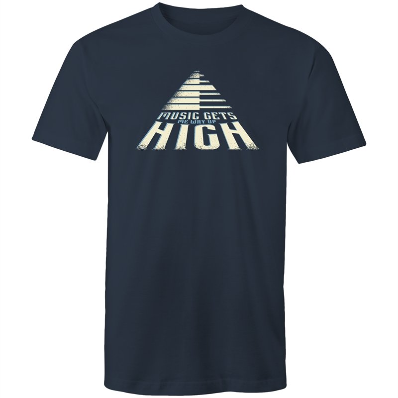 Men's Music Gets Me Way Up High T-shirt