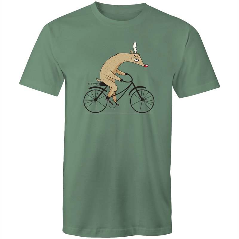 Men's Cycling Reindeer T-shirt