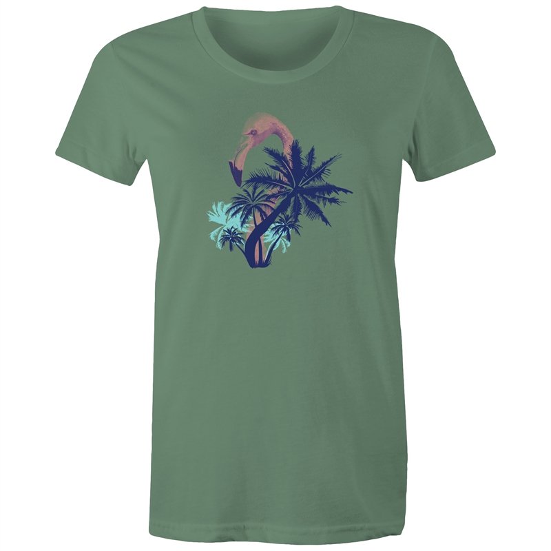 Women's Flamingo Beach T-shirt