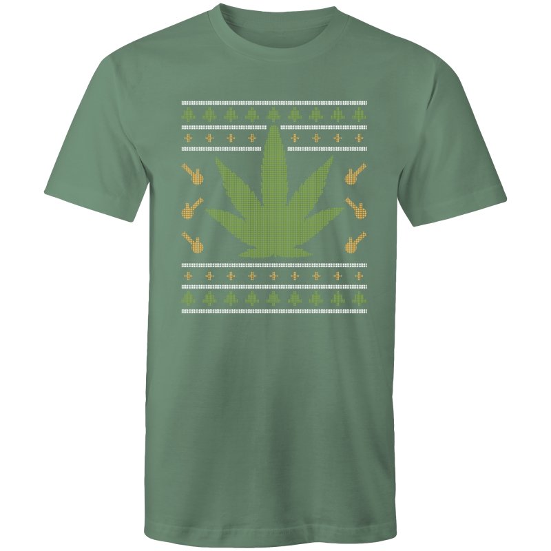 Men's Mary Jane Christmas Sweater Graphic T-shirt