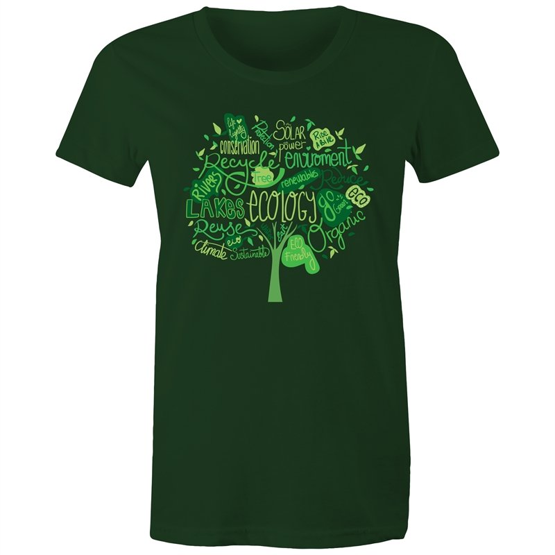 Women's Earth Day Tree T-shirt