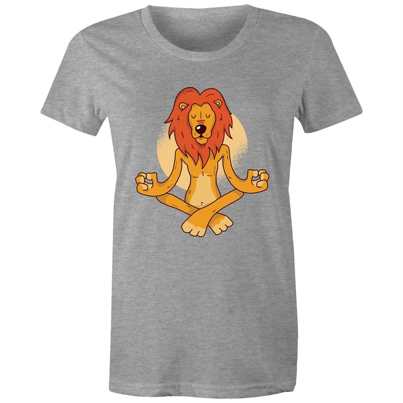 Women's Meditating Lion T-shirt