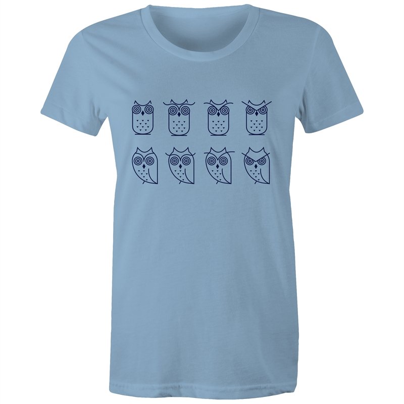 Women's Owl Emotions T-shirt