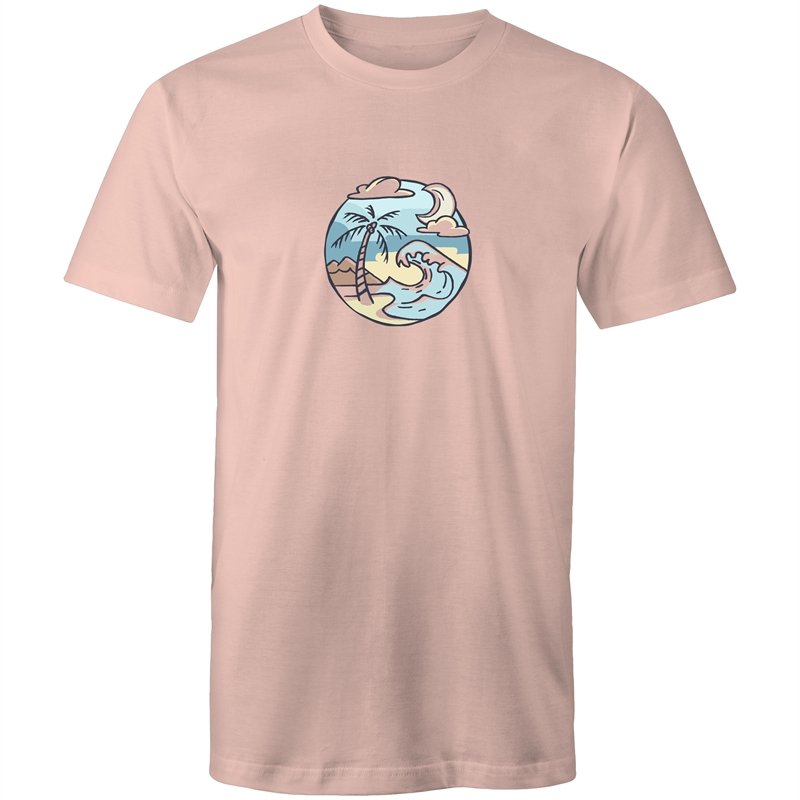 Men's Hand Drawn Beachside T-shirt