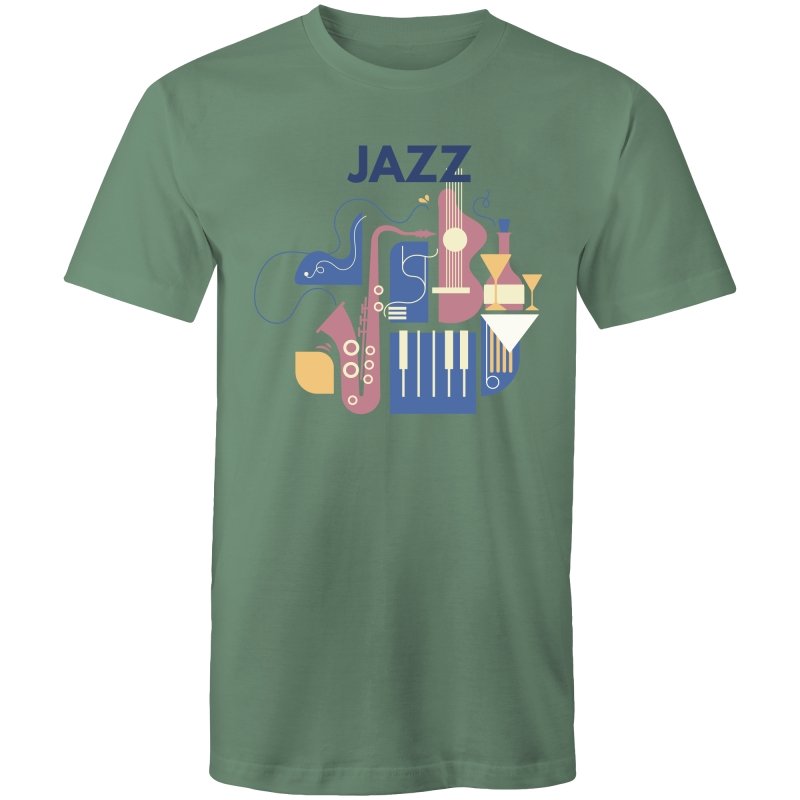 Men's Abstract Jazz Music T-shirt