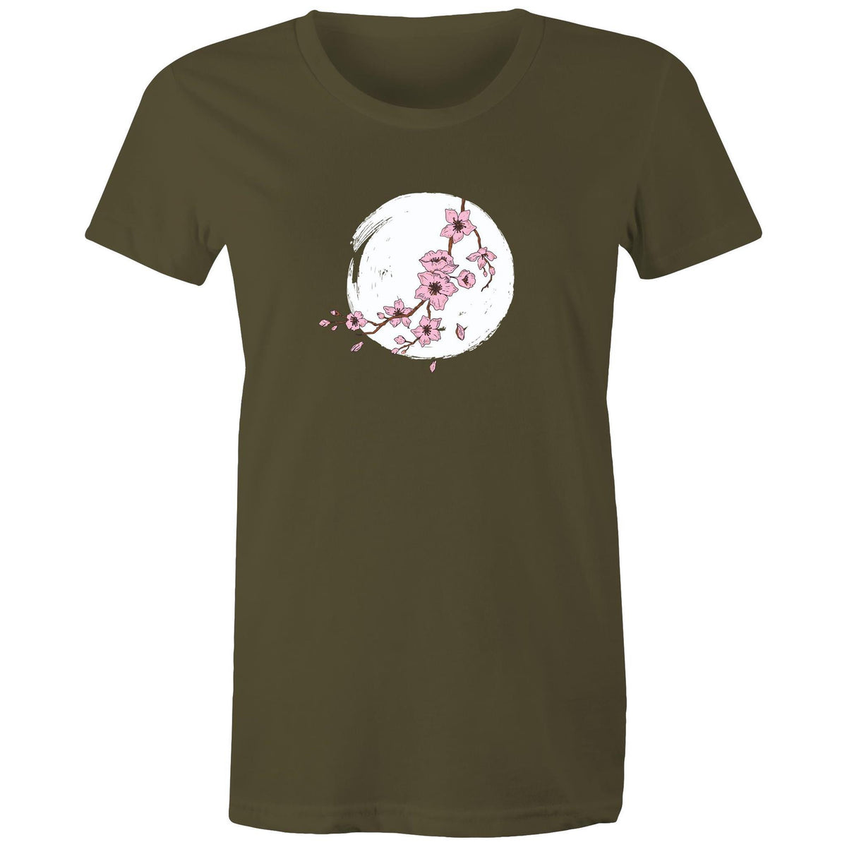 Women's Cherry Blossom Moon T-shirt