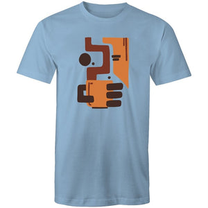 Men's Abstract Coffee T-shirt