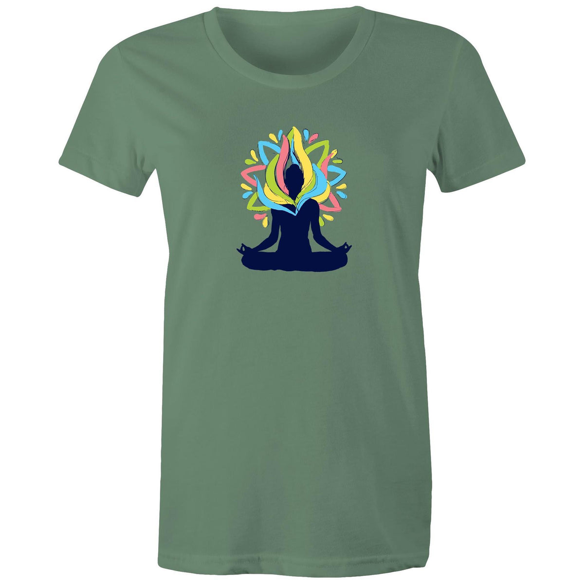 Women's Yoga Energy Lotus T-shirt