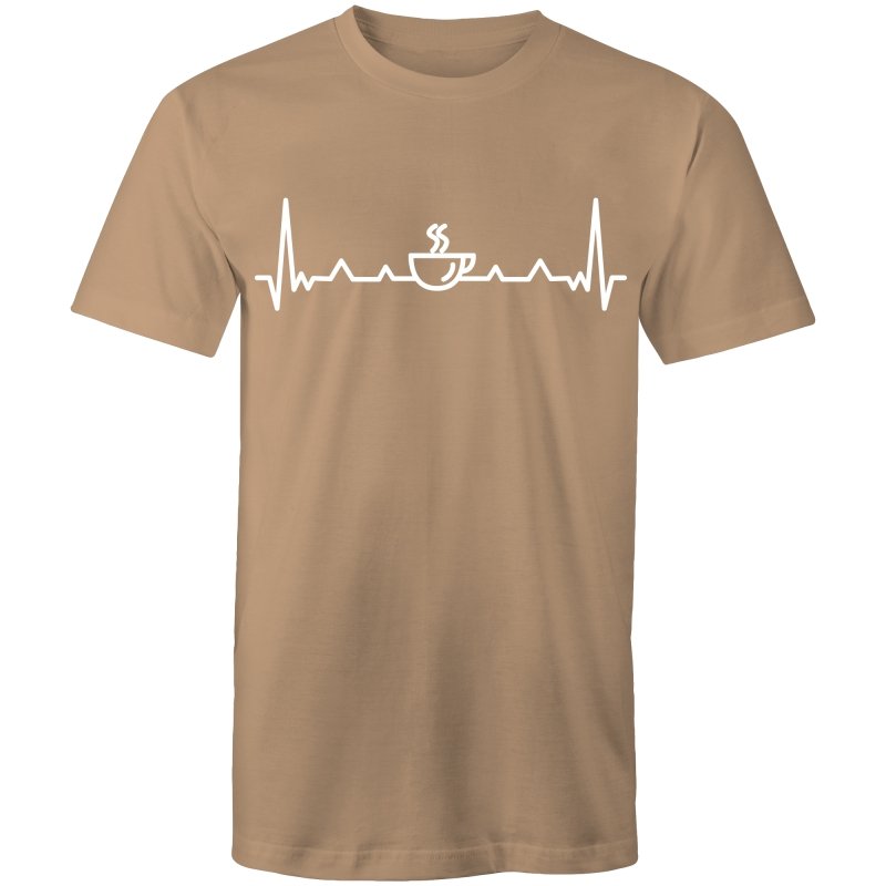 Men's Heartbeat Coffee T-shirt