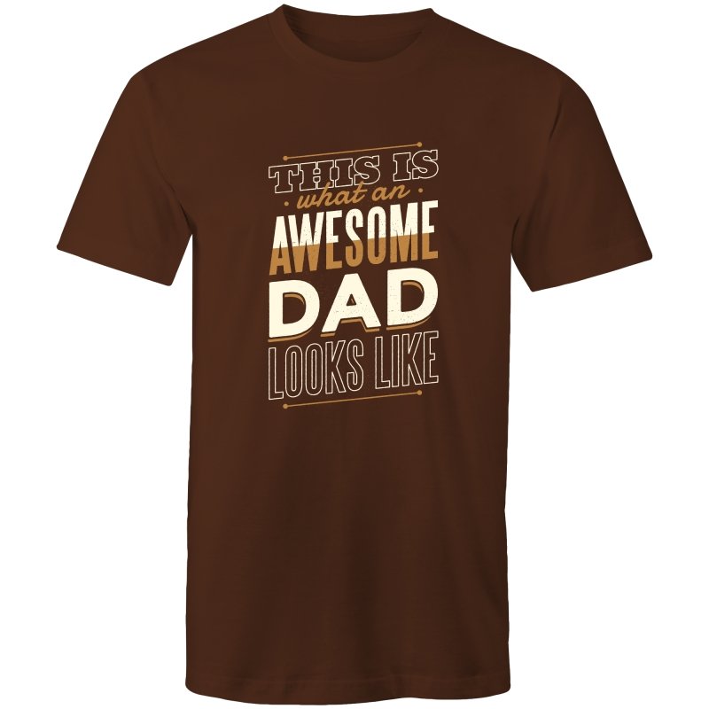 Men's This Is What An Awesome Dad Looks Like T-shirt