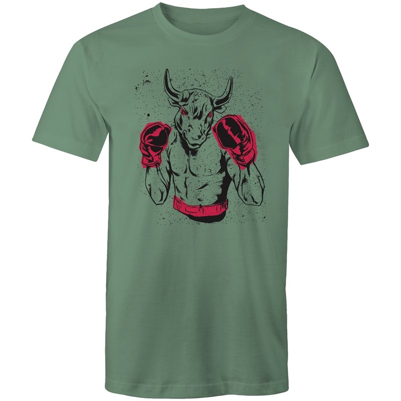 Men's Boxing Bull Art T-shirt