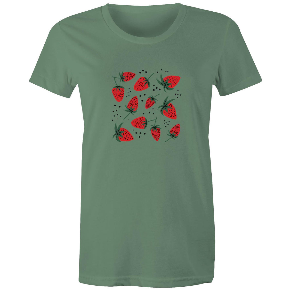 Women's Strawberry Fruit T-shirt