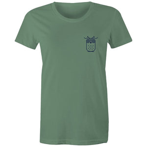 Women's Awake Owl Pocket T-shirt