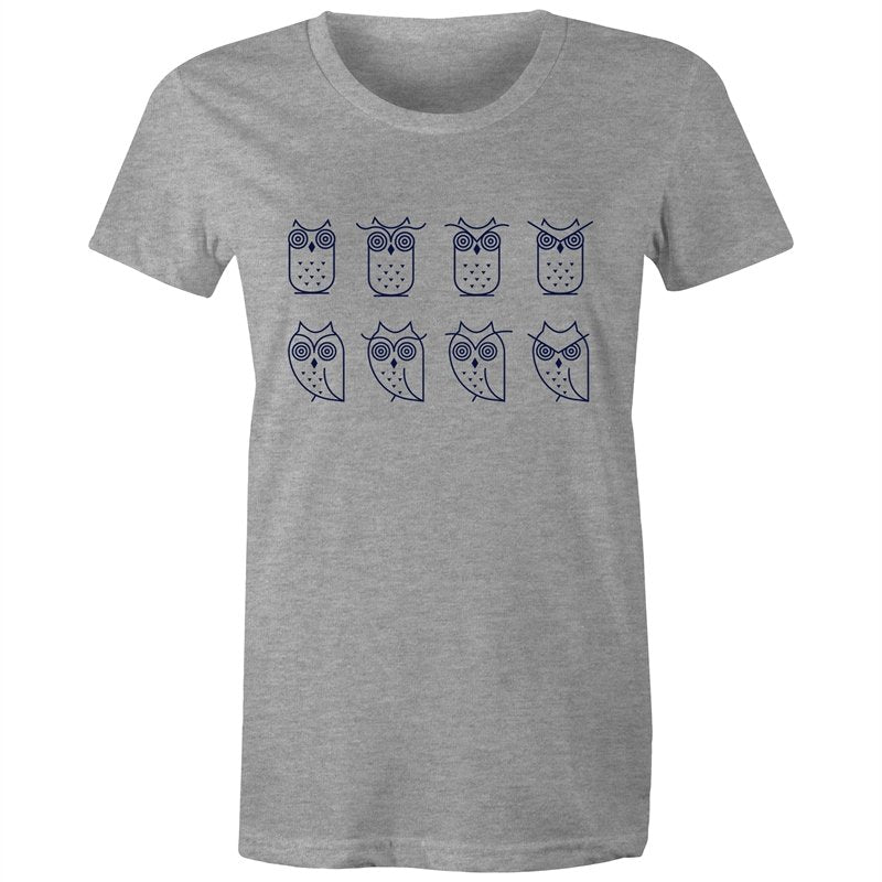 Women's Owl Emotions T-shirt