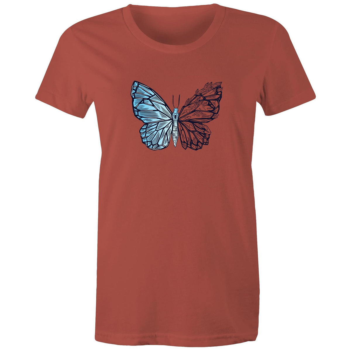 Women's Crystal Butterfly T-shirt