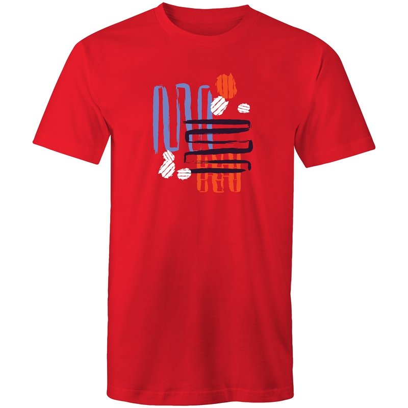 Men's Featured Abstract Stroke T-shirt