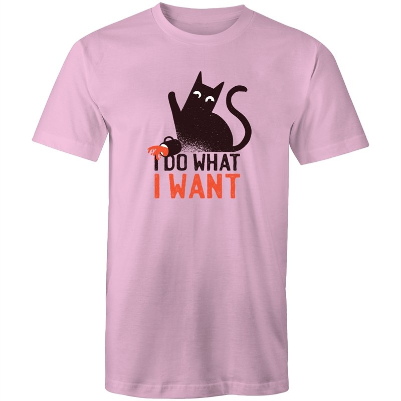 Men's Funny I Do What I Want Cat T-shirt