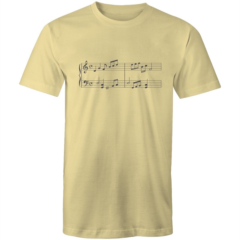 Men's Music Sheet T-shirt