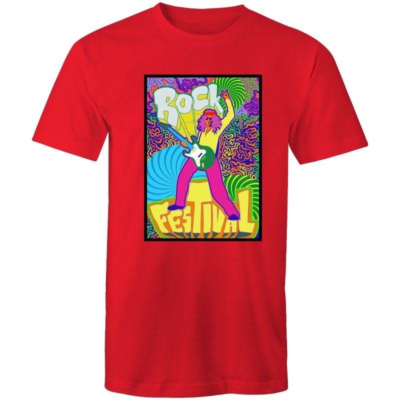 Men's Psychedelic Rock Festival T-shirt