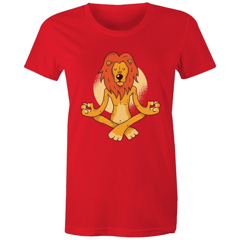 Women's Meditating Lion T-shirt
