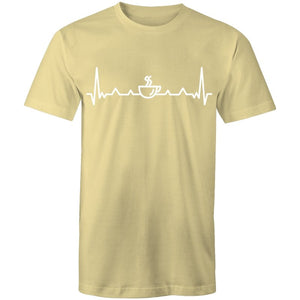 Men's Heartbeat Coffee T-shirt