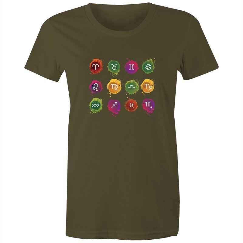 Women's Horoscope Badge T-shirt