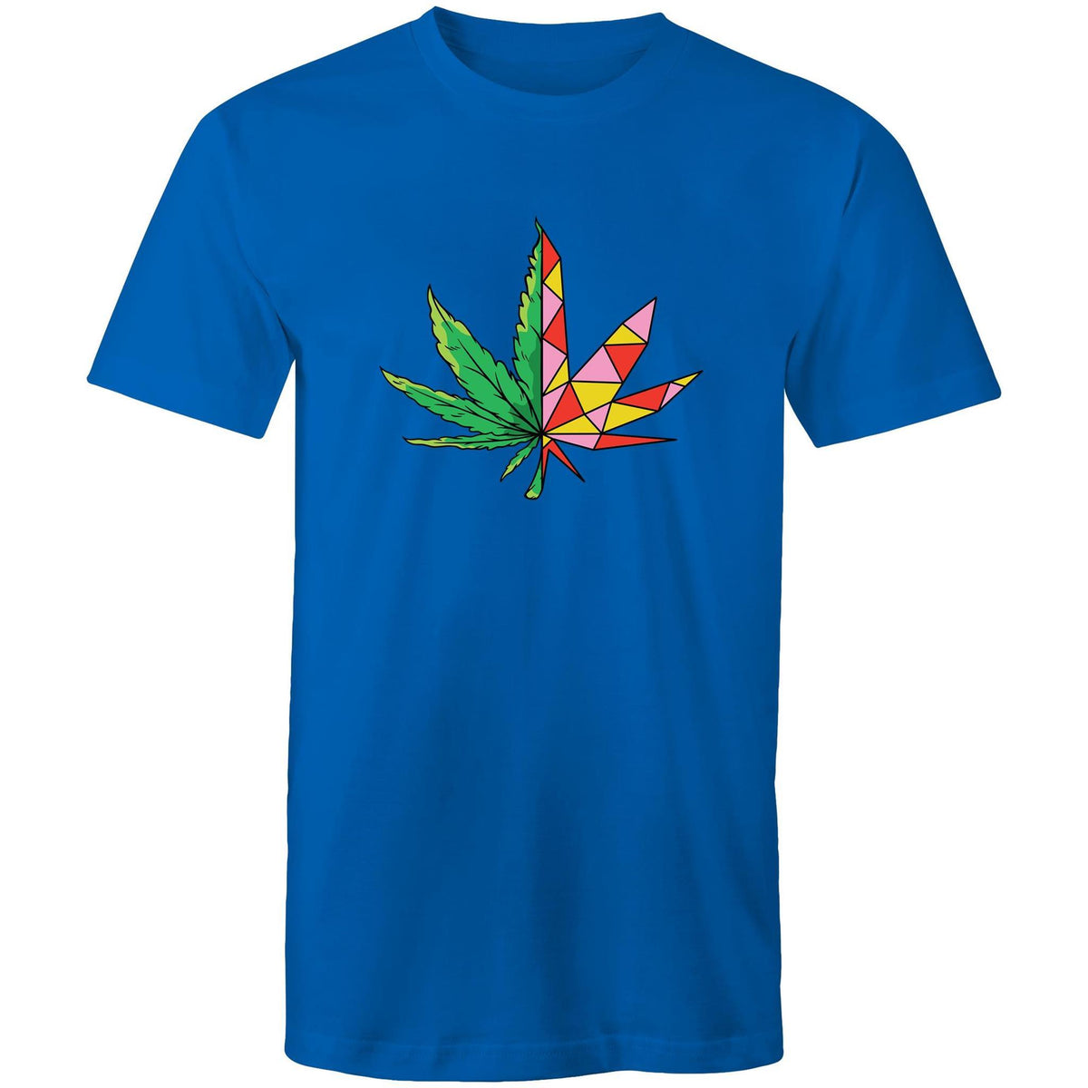 Men's Geometric Hemp Leaf T-shirt