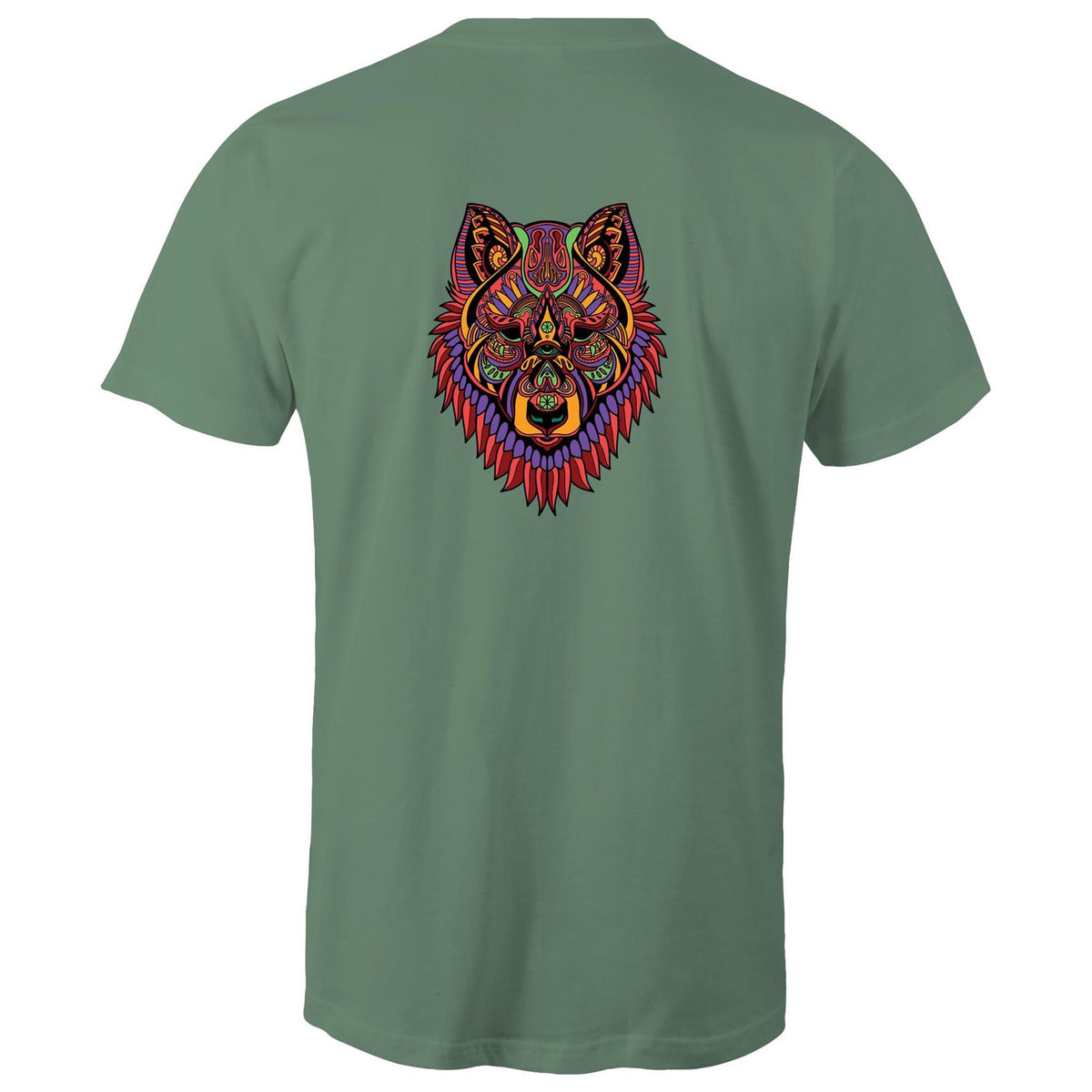 Men's Mandala Wolf T-shirt