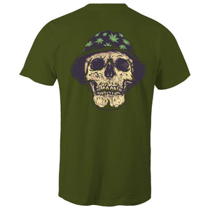 Men's Skull Weed Cap Tee