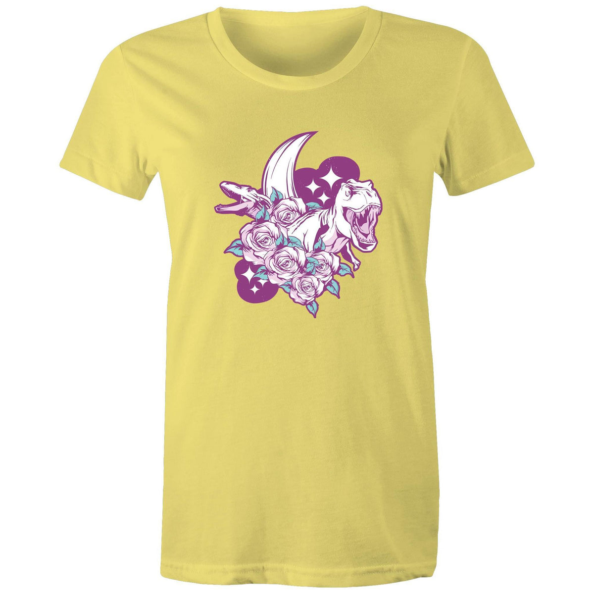 Women's Floral Dinosaurs T-shirt