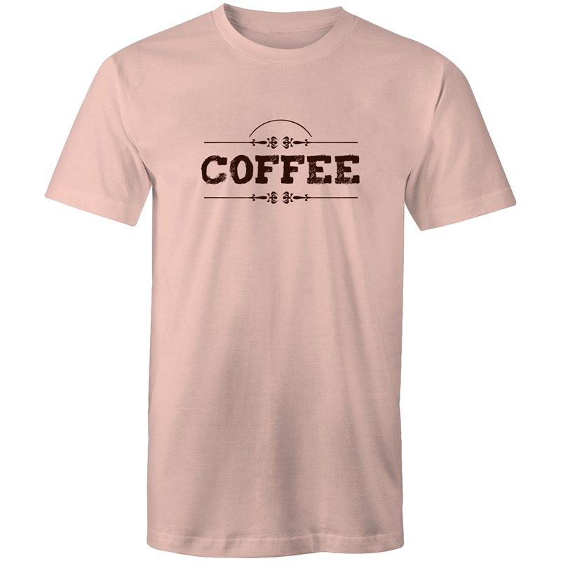 Men's Coffee Lettering T-shirt
